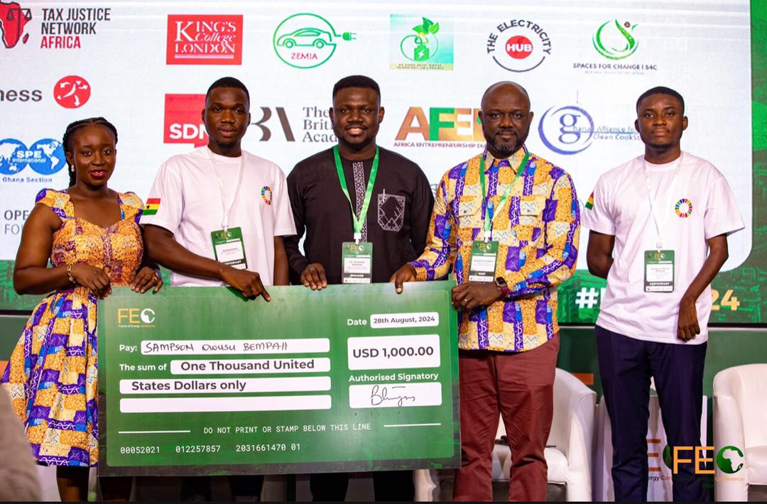 EcoFert team celebrating competition win