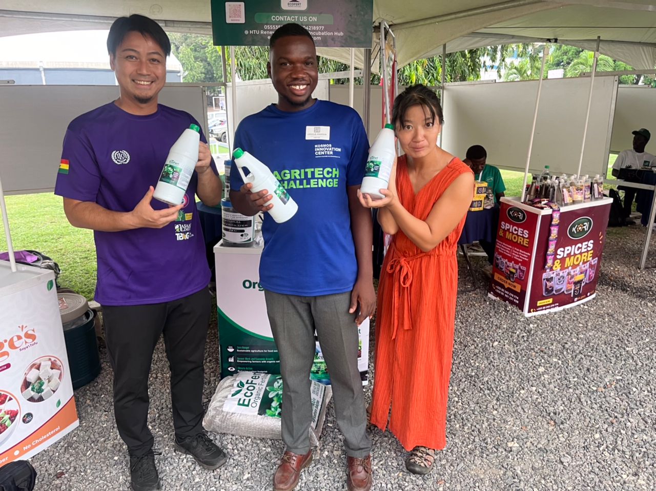 EcoFert team at expo